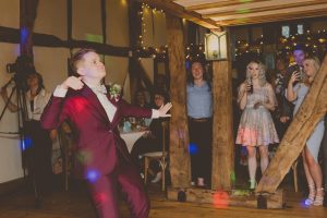 Director Hannah Quinn during her first dance at her wedding.