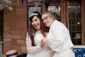 Image from Sheryl and Jodie's wedding day at Inglewood Manor in Ellesmere Port